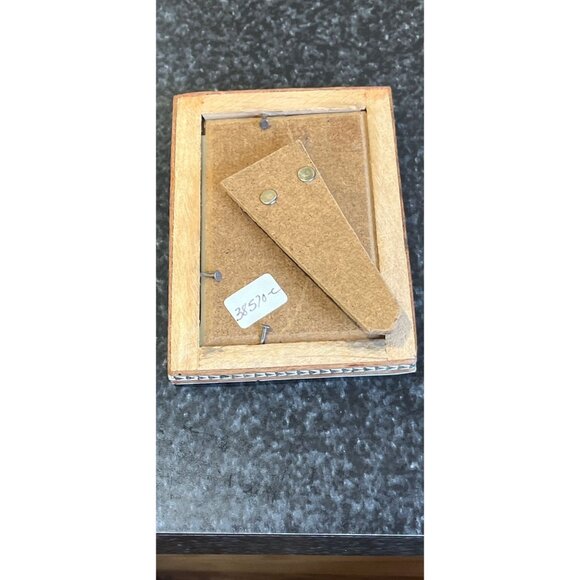 Handmade Painting Micro Mosaic Indo Persian Moorish Art Inlaid Wood Marquetry - Picture 6 of 6